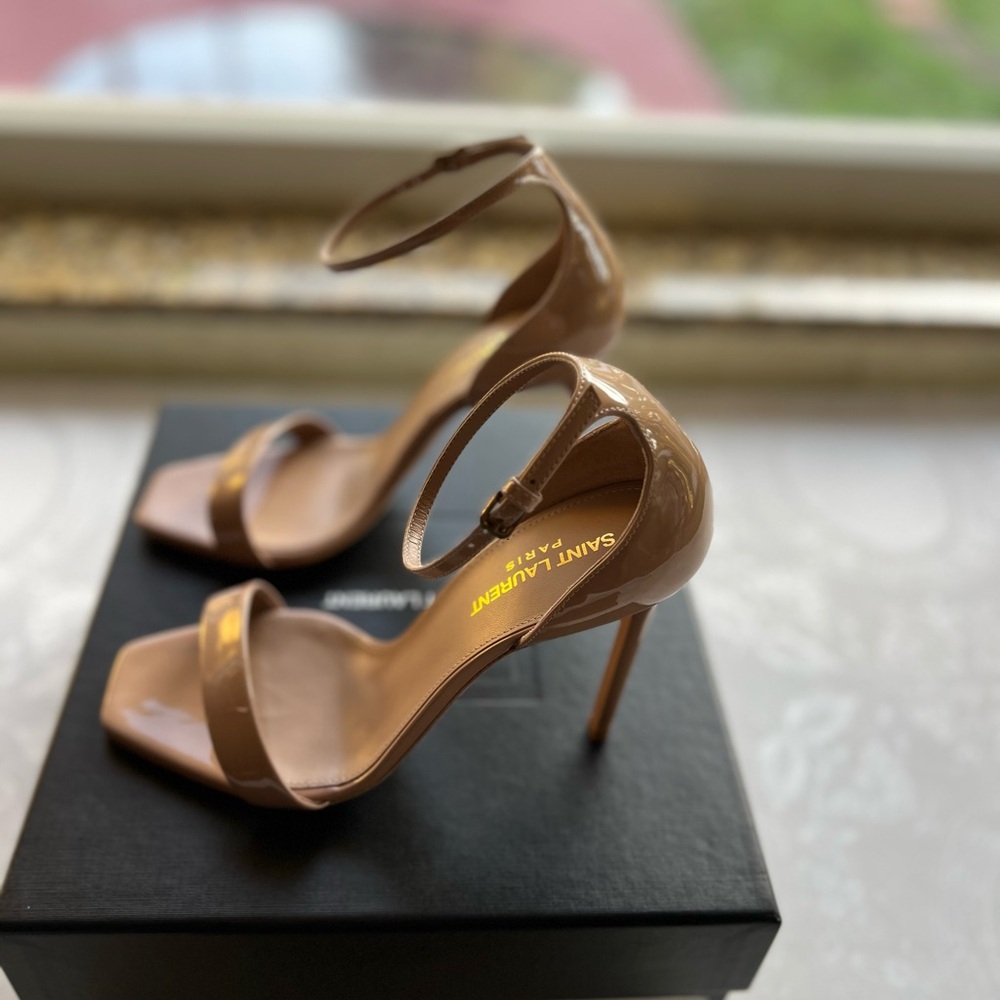 Saint Laurent Beige Women's Heels - Picture 12 of 16